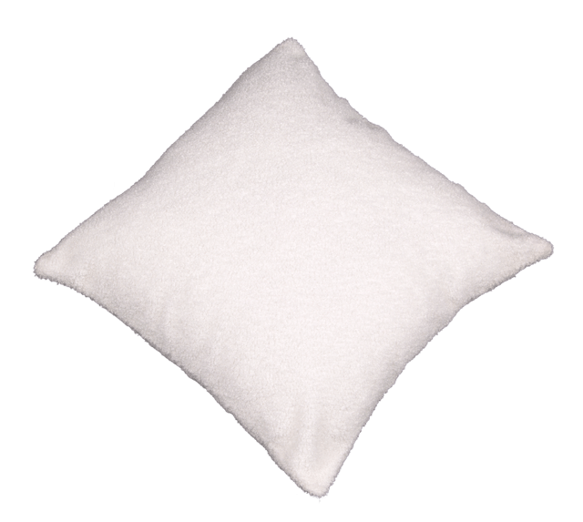 Teddy Boucle putetrekk 45cm hvit 4