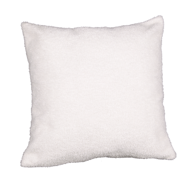 Teddy Boucle putetrekk 45cm hvit, bilde 5 av 5
