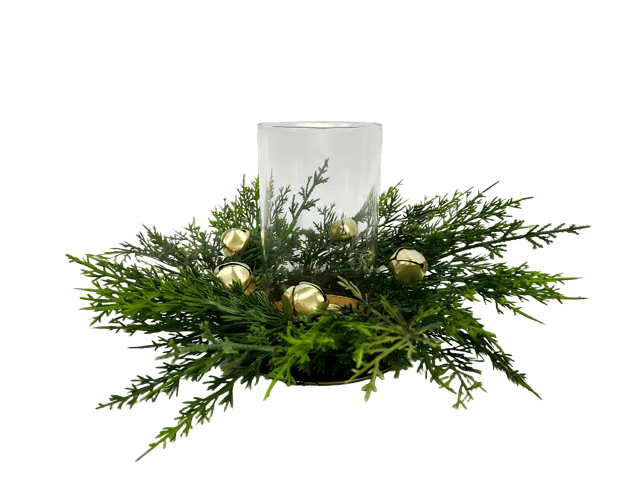 Cypress lykt 40cm grønn 4