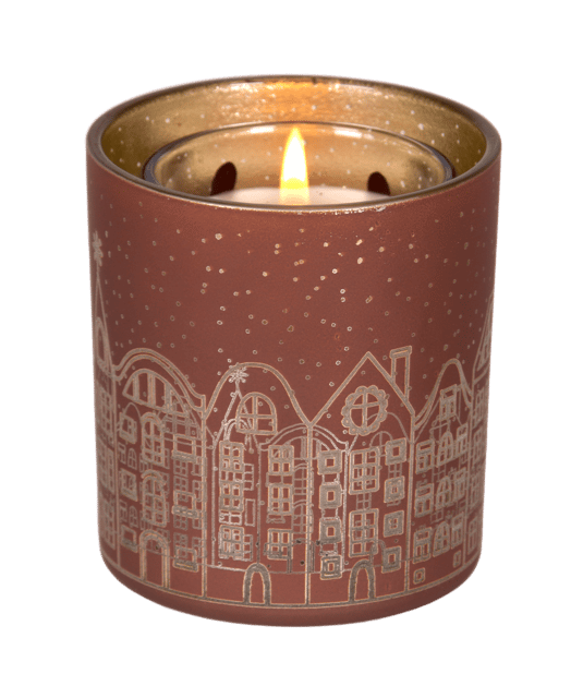 Lysbyen lykt Small 8cm brun 4