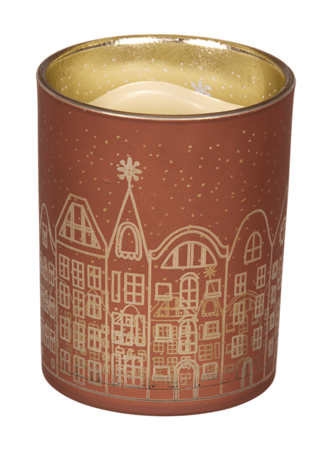 Lysbyen lykt Medium 12,5cm brun 4