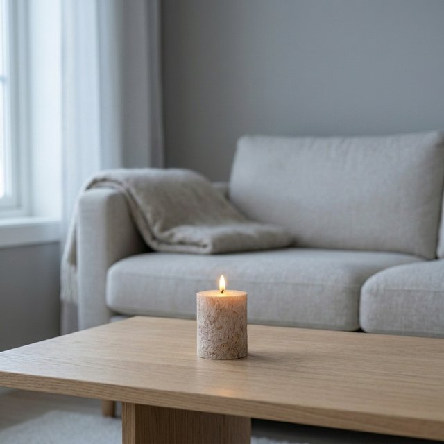 LED Olive kubbelys 10cm brun 1