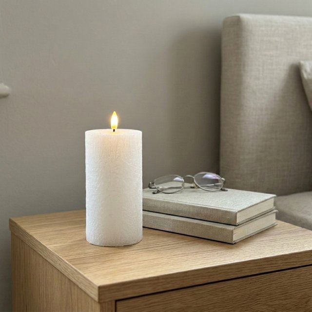 LED Olive kubbelys 13cm hvit 1