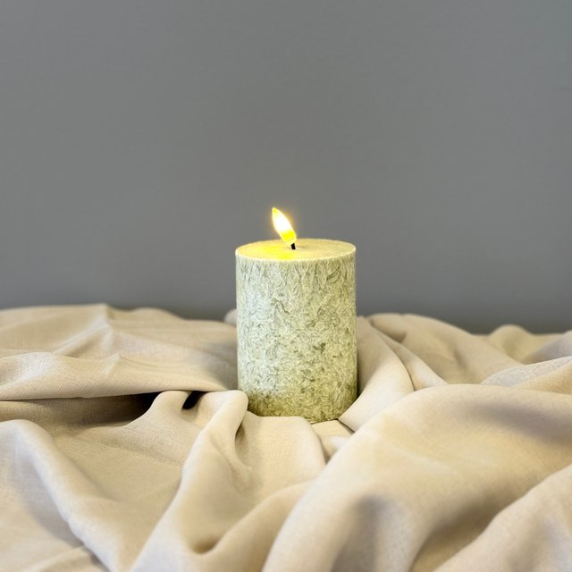 LED Olive kubbelys 10cm grønn 2