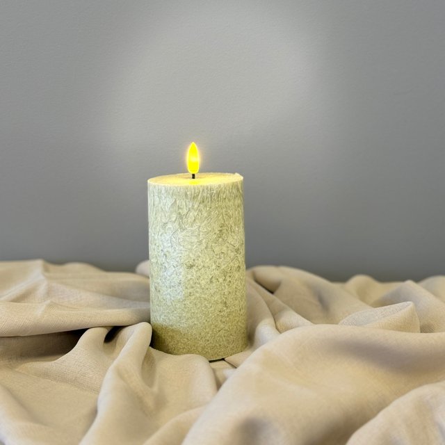 LED Olive kubbelys 13cm grønn 2