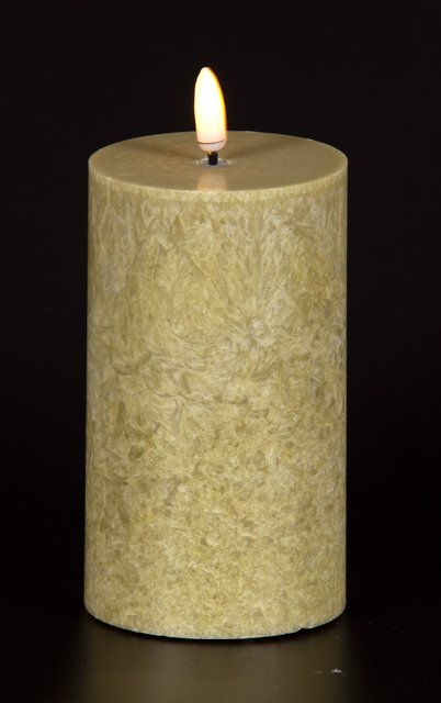 LED Olive kubbelys 13cm grønn 3