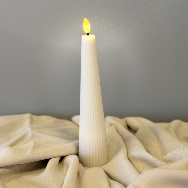 LED Cone kubbelys 21,5cm grå 2