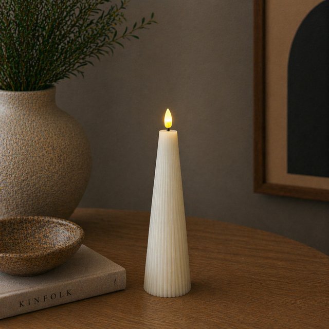 LED Cone kubbelys 21,5cm grå 1