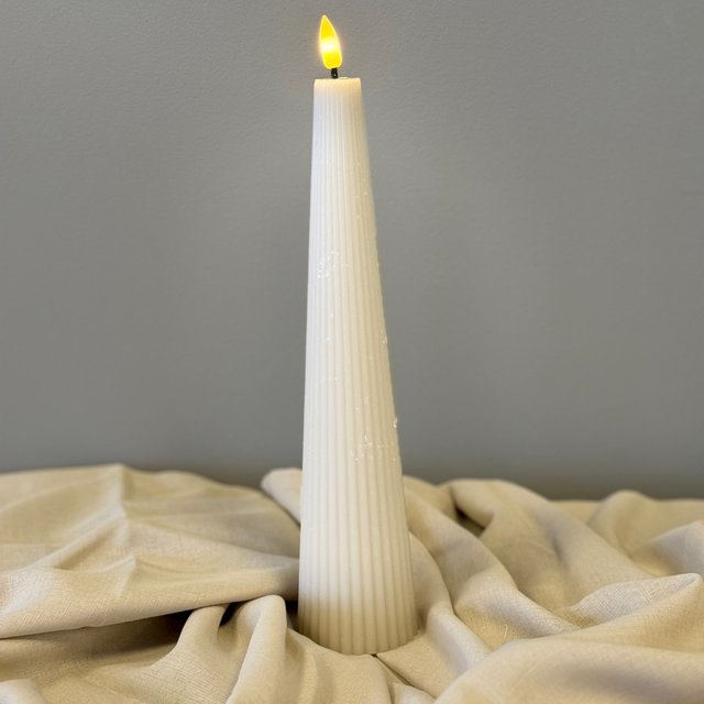 LED Cone kubbelys 27,5cm grå 2