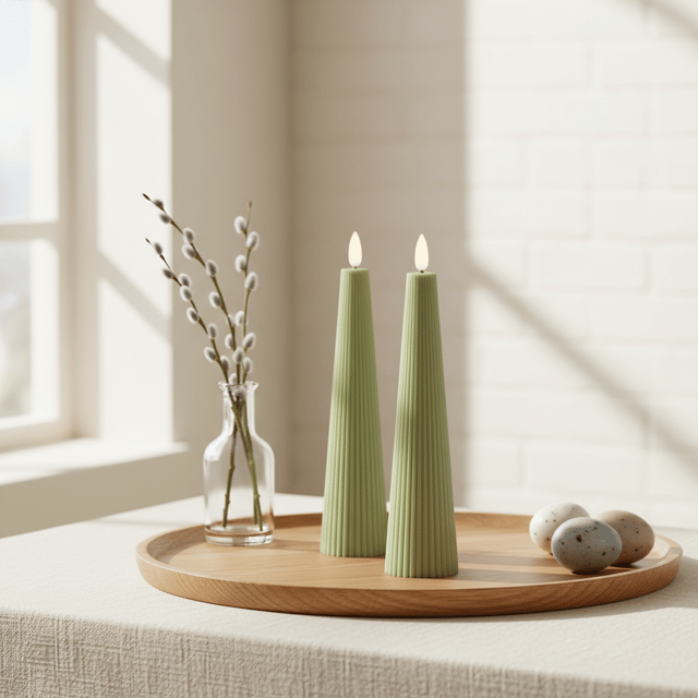LED Cone kubbelys 21,5cm grønn 2