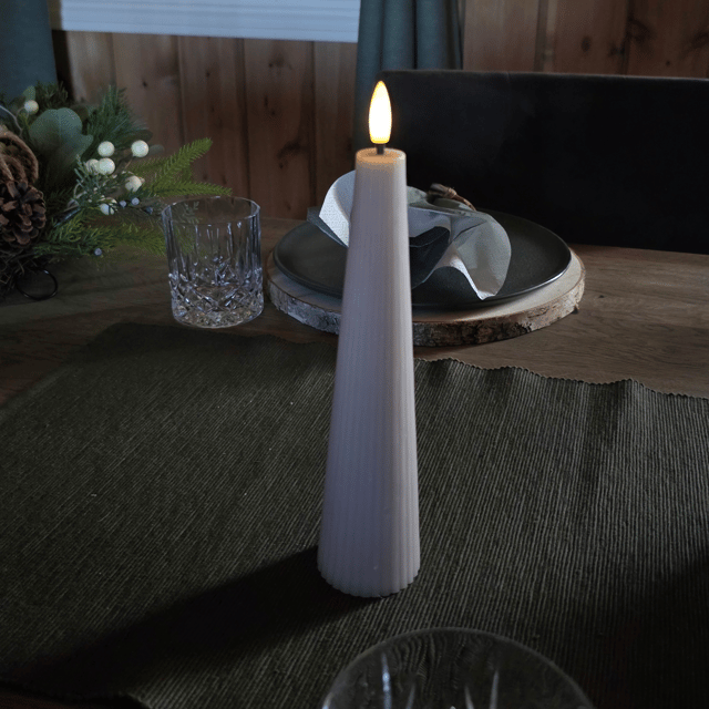 LED Cone kubbelys 21,5cm hvit 2
