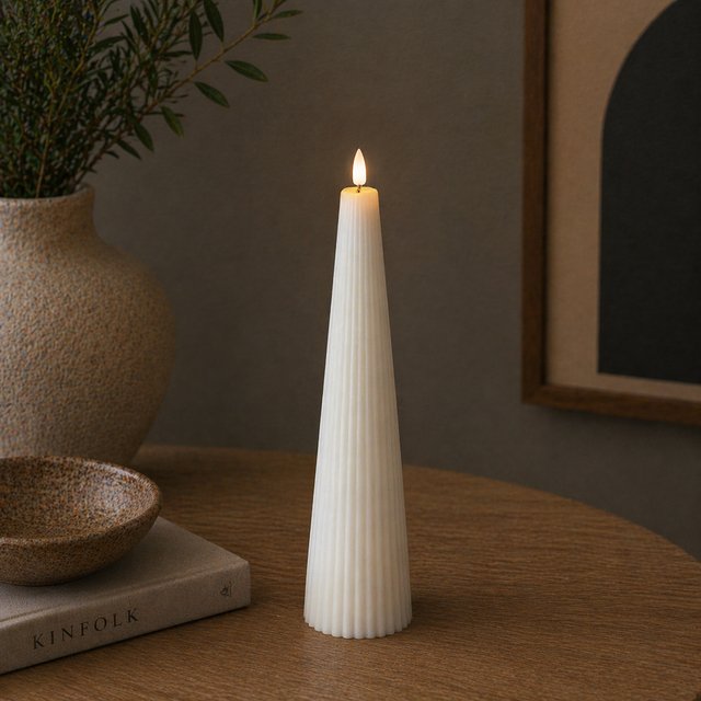 LED Cone kubbelys 27,5cm hvit, bilde 1 av 3