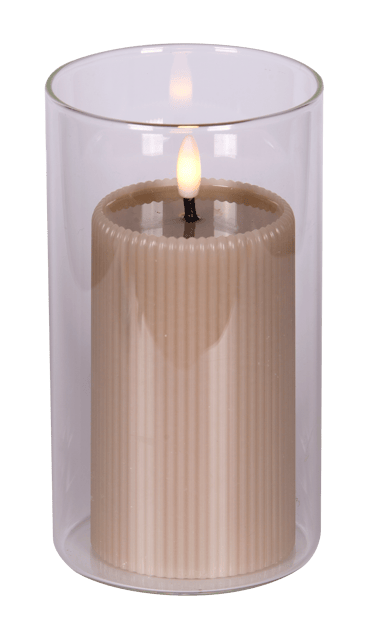 LED Soy kubbelys 12,5cm grå 4