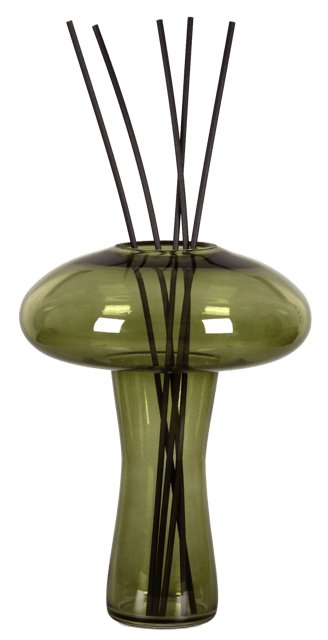 Mushroom vase og duftpinner 31cm grønn 3