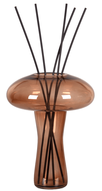 Mushroom vase og duftpinner 31cm brun 3