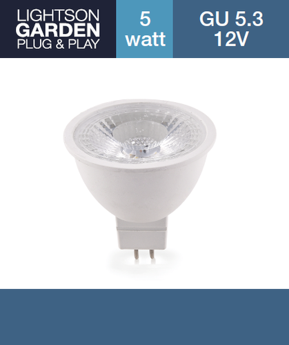 Reservepære LED GU5,3 5W hvit til Luna/Fornax, bilde 2 av 3