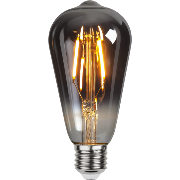LED E27 lanterne 1,8W smoke, bilde 1 av 2