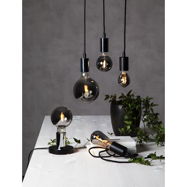 LED E27 lanterne 1,8W smoke, bilde 2 av 2
