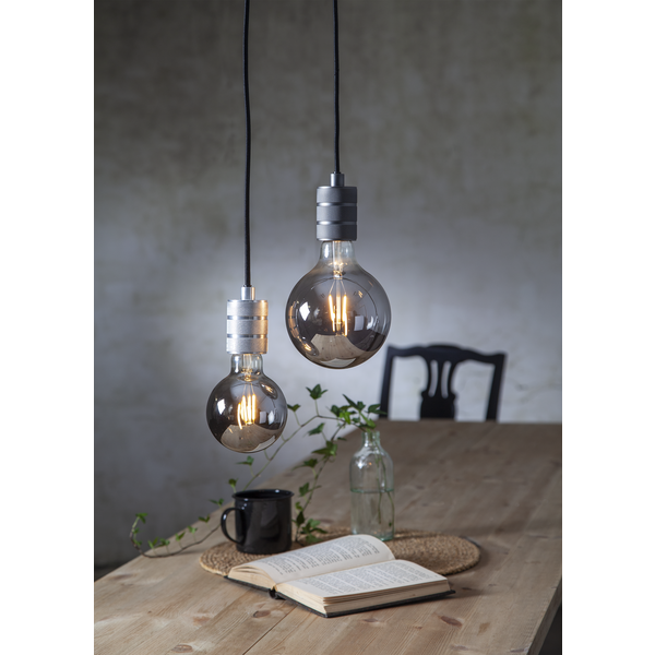 LED E27 globe 12,5W smoke, bilde 2 av 2
