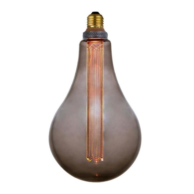 LED E27 globe dekorpære 16,5cm dimbar 5W smoke, bilde 1 av 1