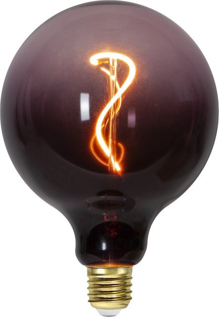 LED E27 globe 12,5cm dimbar 4W lilla, bilde 1 av 2