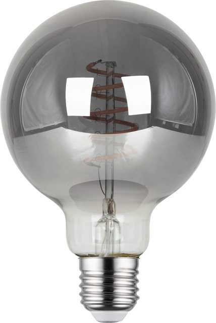 LED E27 globe 9,5cm dimbar 4W 150lm smoke, bilde 2 av 2