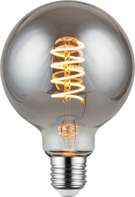 LED E27 globe 9,5cm dimbar 4W 150lm smoke, bilde 1 av 2