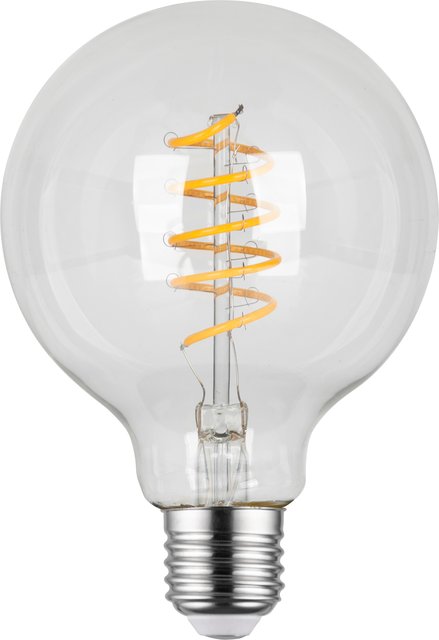 LED E27 globe 9,5cm dimbar 4W 300lm klar, bilde 2 av 2