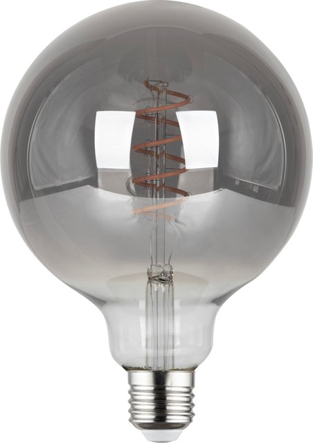 LED E27 globe 12,5cm dimbar 4W 130lm smoke, bilde 2 av 2