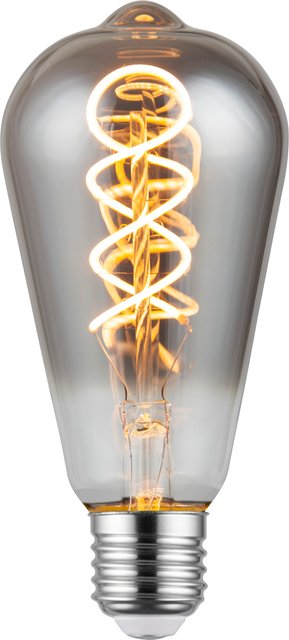 LED E27 lanterne dimbar 4W 130lm smoke, bilde 1 av 2