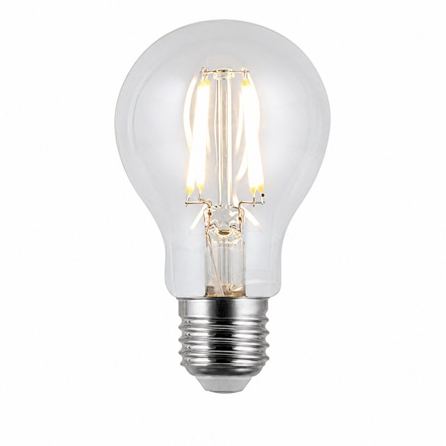 LED E27 normal natt/dag sensor 4W klar, bilde 1 av 1