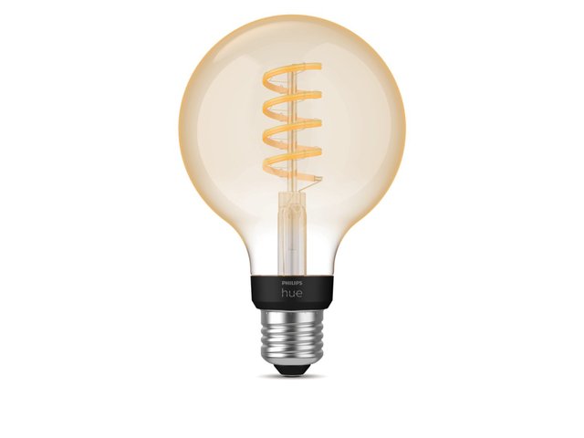 LED E27 globe 9,5cm dimbar 7W amber, bilde 1 av 1