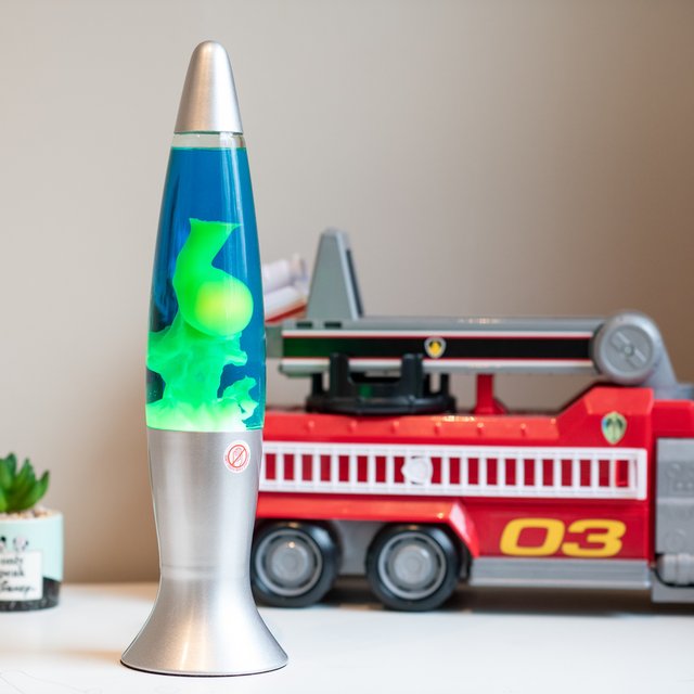 Lavalampe bordlampe grønn 1