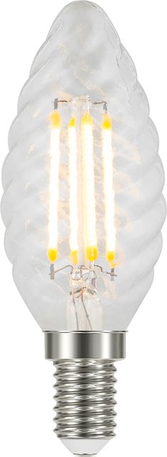 LED E14 mignon twist dimbar 3,7W klar, bilde 1 av 2