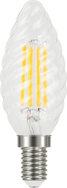LED E14 mignon twist dimbar 3,7W klar, bilde 2 av 2