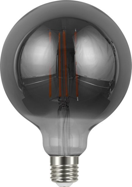 LED E27 globe 12,5cm dimbar 4W 150lm smoke, bilde 2 av 2