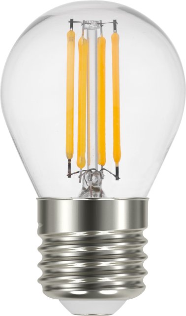 LED E27 krone dimbar 4W klar, bilde 2 av 2