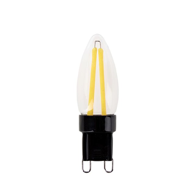 LED G9 dimbar 3W sort