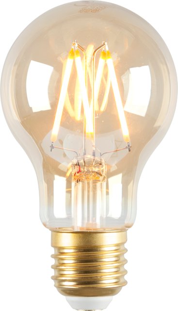 LED E27 normal dimbar 4,5W amber, bilde 1 av 2