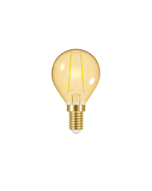 LED E14 illum dimbar 2W amber, bilde 2 av 2