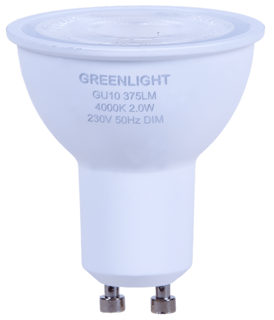 LED GU10 dimbar 1,9W klar, bilde 1 av 2