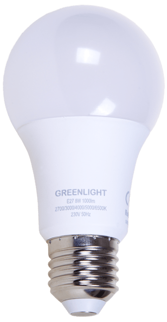 LED E27 normal 5CCT dimbar 8W, bilde 2 av 2