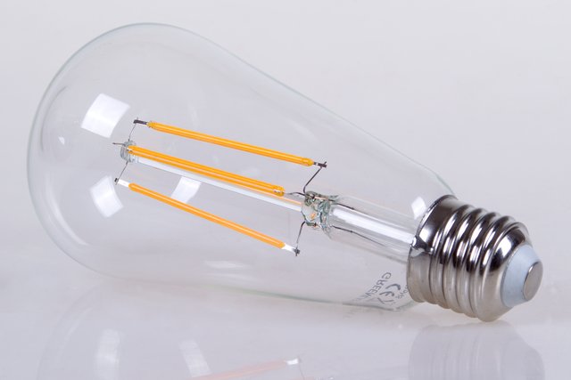 LED E27 lanterne dimbar 4W 400lm klar, bilde 2 av 2