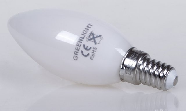 LED E14 mignon dimbar 4W hvit, bilde 2 av 2