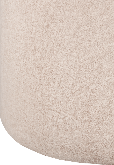Rund puff 38cm beige 4