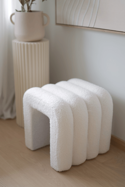 Puff Tube puff 40cm hvit 3
