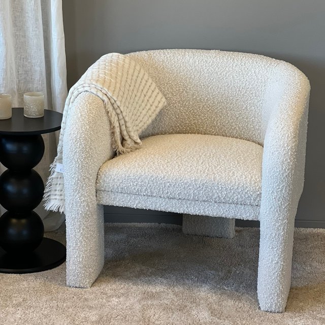 Bow stol 74cm beige, bilde 6 av 13