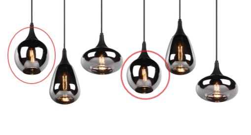 Reserveglass Lumina 18cm krom, bilde 2 av 2