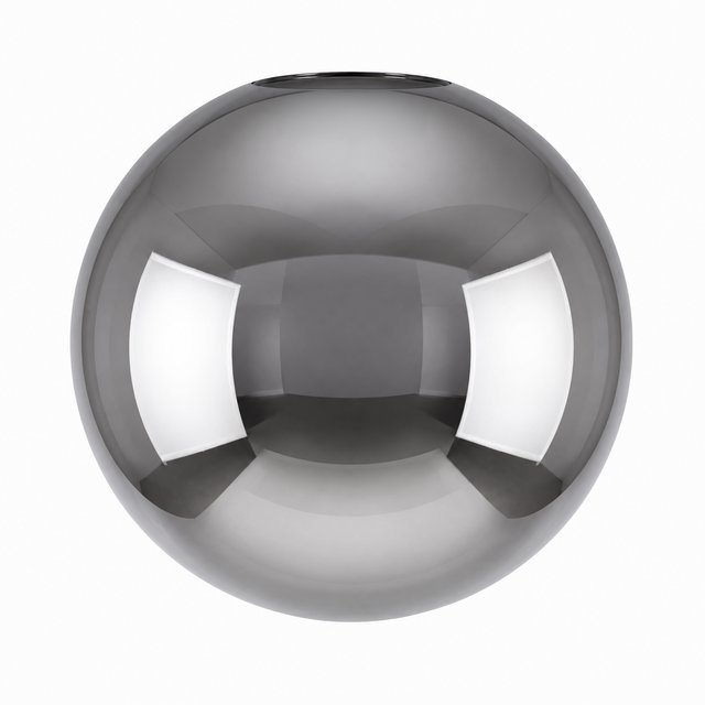 Reserveglass Leana taklampe 25cm krom