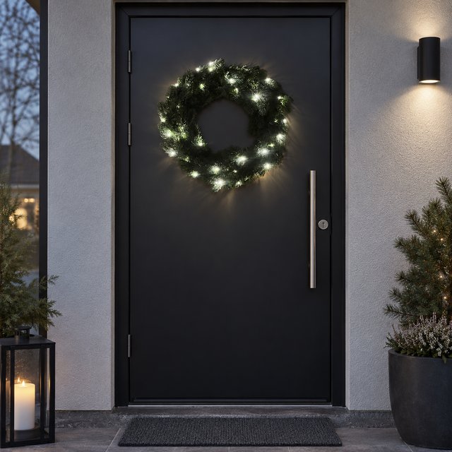 Krans LED 60cm grønn 1